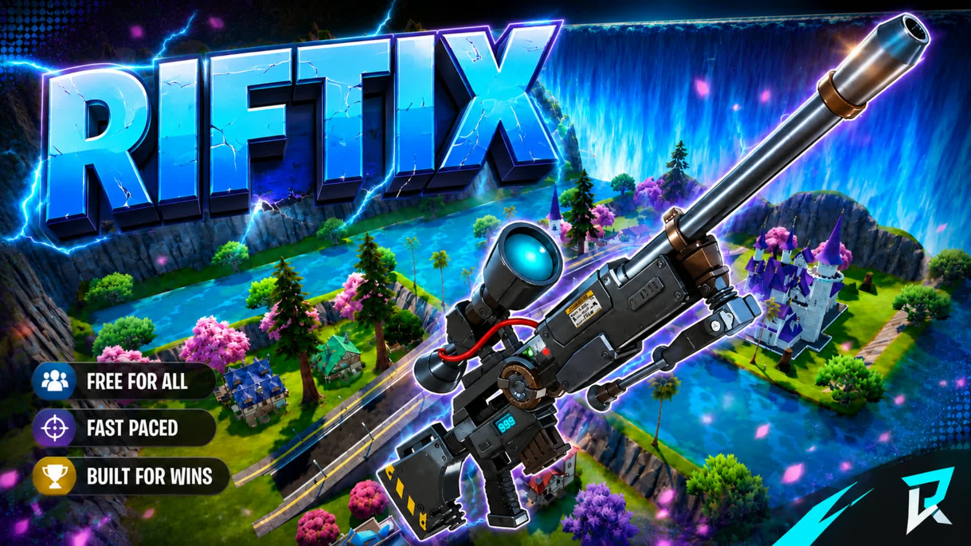 🎯 RIFTIX – ONE SHOT — Fortnite Creative map