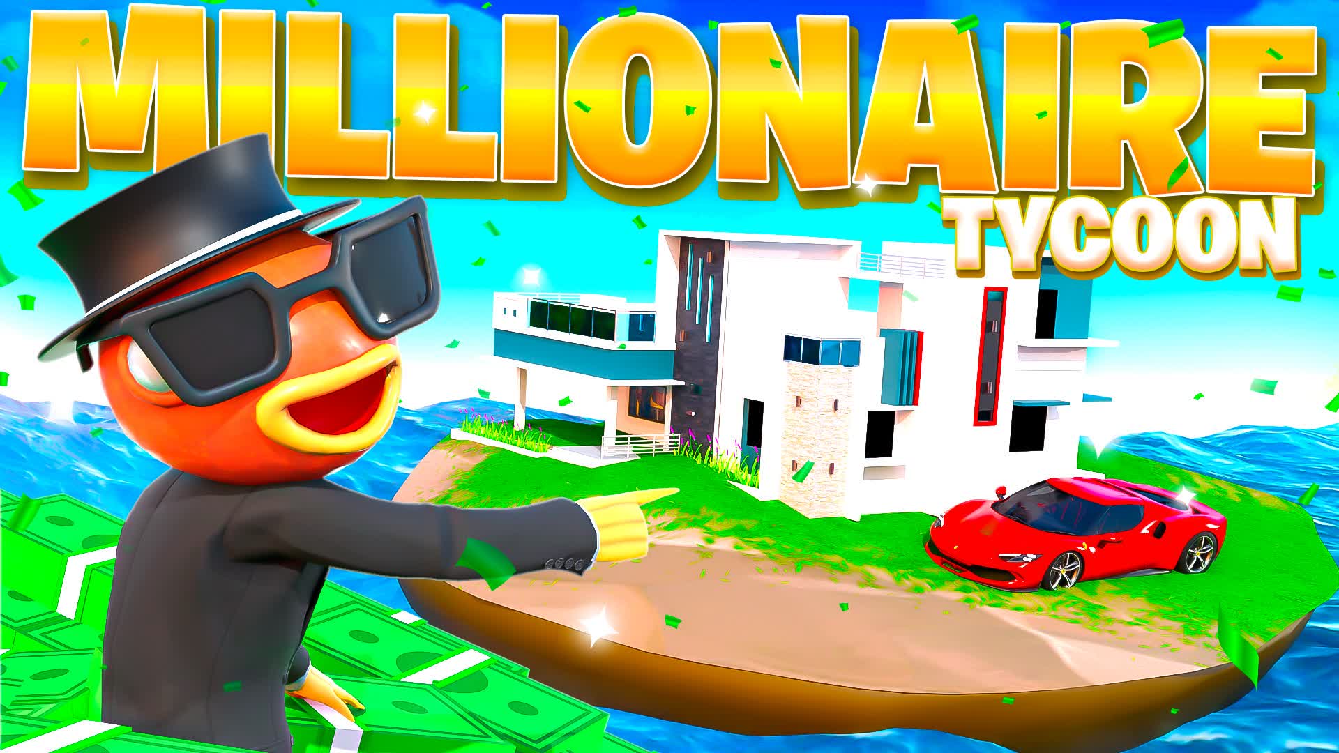 MILLIONAIRE TYCOON ⭐ — Fortnite Creative map