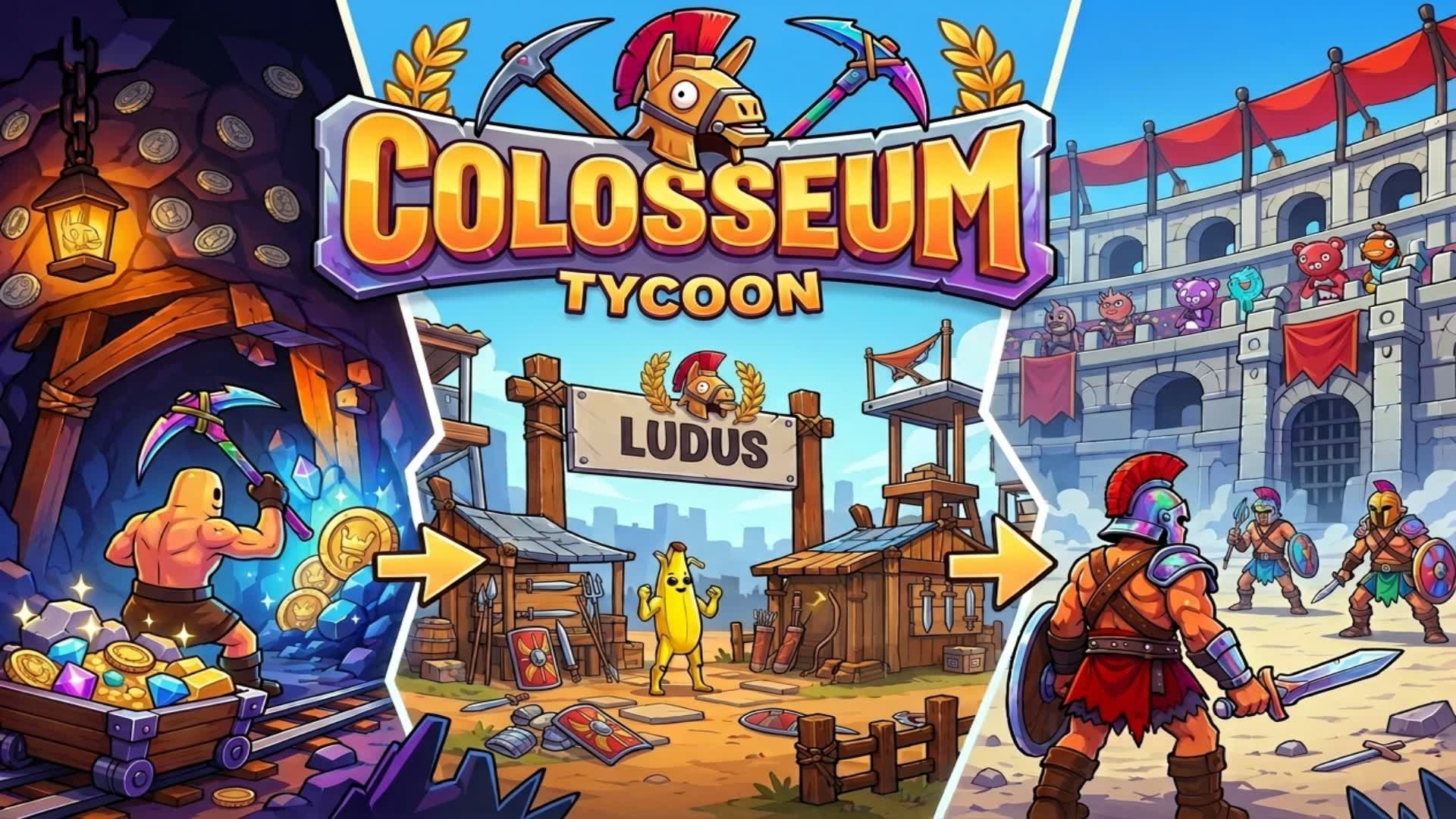Tycoon Colosseum — Fortnite Creative map