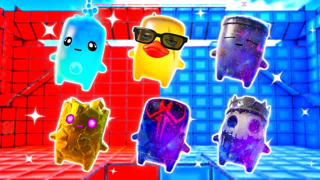 RED VS BLUE ACCURACY CODE 🔴🔵 — Fortnite Creative map cover art