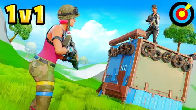 Rapid Zero Build 1v1 🎯 — Fortnite Creative map