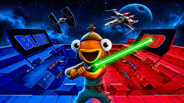 NEW RED VS BLUE STAR WARS RVB — Fortnite Creative map cover art