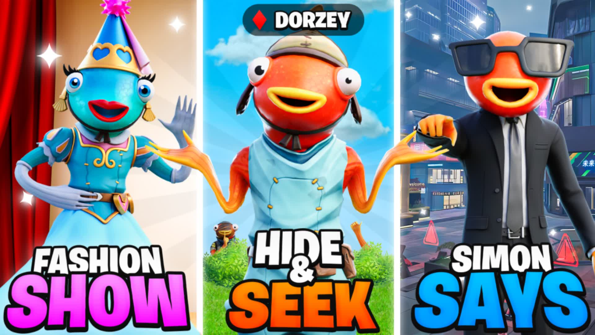 Dorzey Mini games — Fortnite Creative map