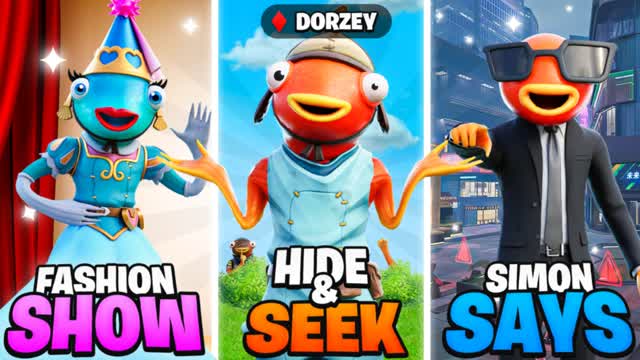 Dorzey Mini games — Fortnite Creative map cover art