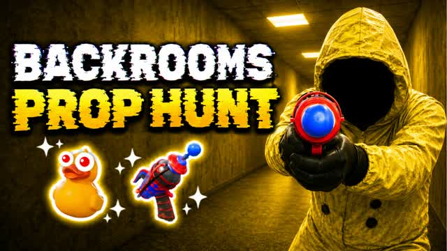 BACKROOMS PROP HUNT — Fortnite Creative map cover art