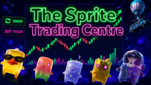 THE SPRITE TRADING CENTRE(🎤PROX CHAT) — Fortnite Creative map cover art