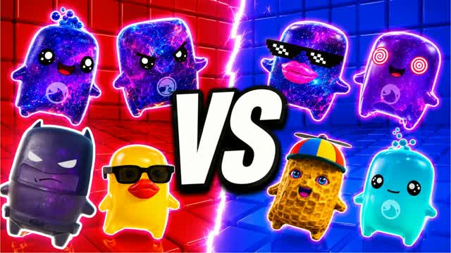 RED VS BLUE FLASH PORTAL 🔴🔵 — Fortnite Creative map cover art