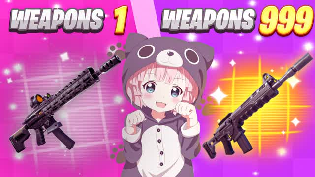 😍GUN GAME❤️KAWAII UwU🌷 — Fortnite Creative map