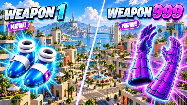 CITY GUN GAME🔫 ONE SHOT🎯 — Fortnite Creative map