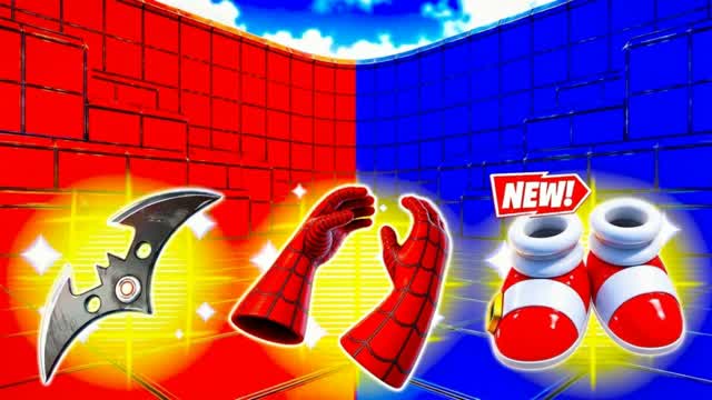 RED VS BLUE RVB PAST TENSE 🔴🔵 — Fortnite Creative map