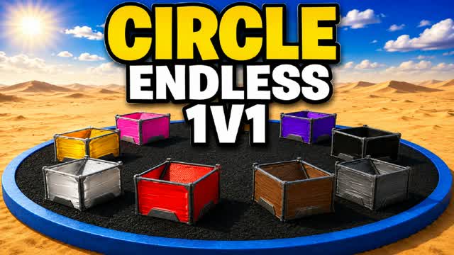 CIRCLE ENDLESS 1V1 — Fortnite Creative map