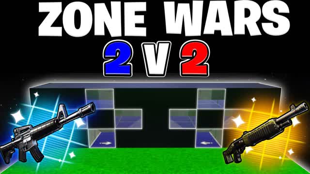 2VS2 ZONE WARS (2V2) — Fortnite Creative map