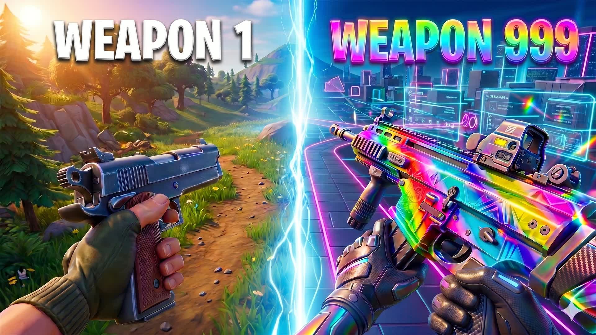 FIRST PERSON GUN GAME - TILTED — Fortnite Creative map