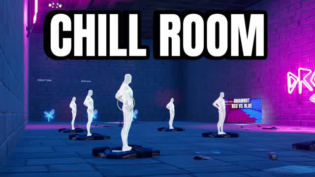 ROLEPLAY🥶 / CHILL - ROOM🤝🏼🥶 — Fortnite Creative map cover art