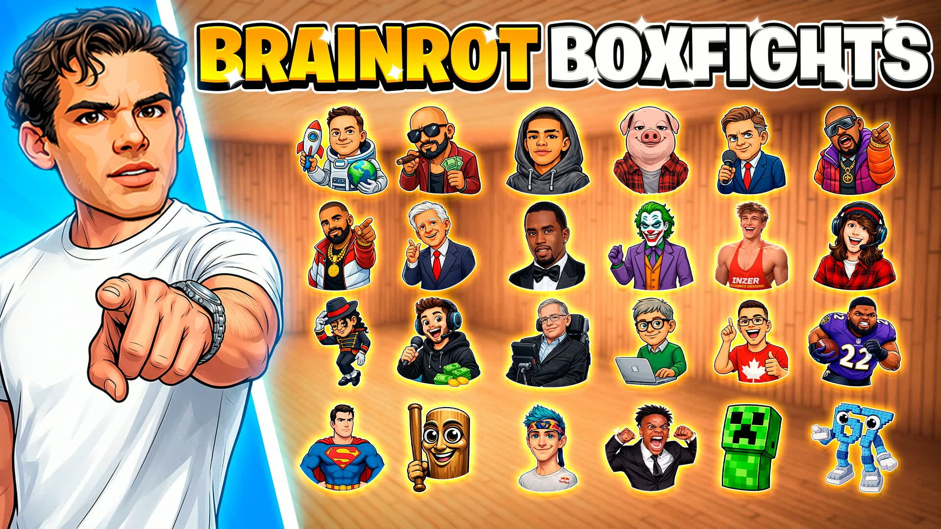 BRAINROT BOX PVP - BOX FIGHTS (BOX) — Fortnite Creative map