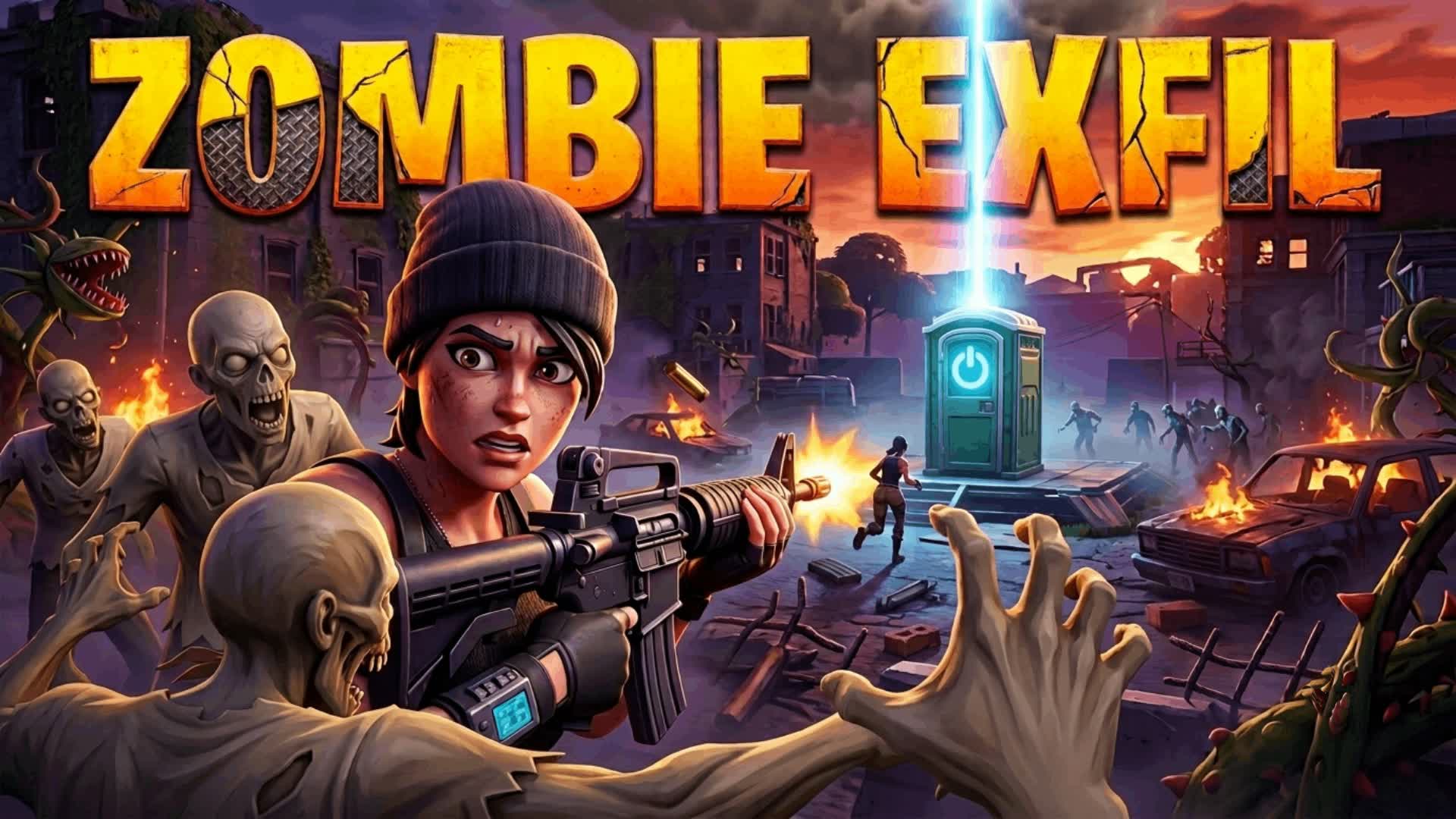 Zombie Exfil — Fortnite Creative map