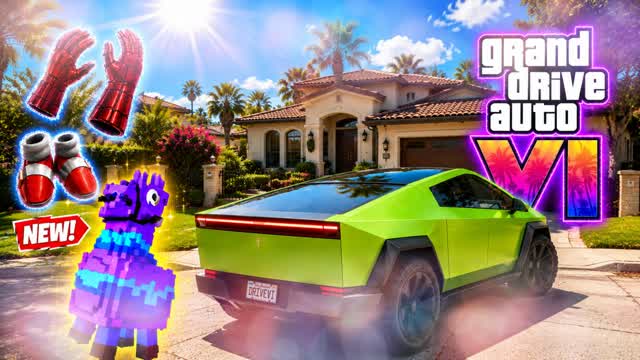 GDA 6 GRAND DRIVE AUTO 6 SPIDER MIAMI — Fortnite Creative map