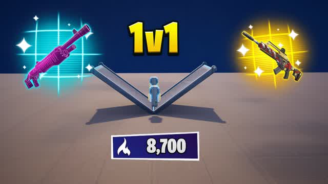 Ultimate 1v1AA — Fortnite Creative map cover art