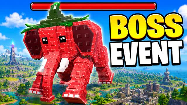 BRAINROT SURVIVAL CITY BOSS — Fortnite Creative map cover art