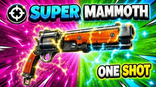 SUPER MAMMOTH ONLY ONE SHOT SPIRITS — Fortnite Creative map