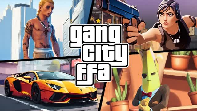 GRAND GANG DRIVE CITY 💥 — Fortnite Creative map