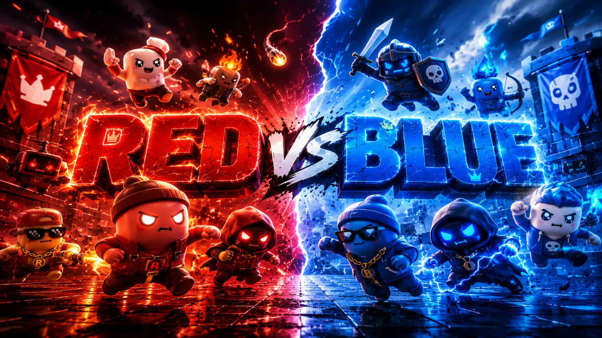 RED VS BLUE ULTRA PRO🔵🔴 — Fortnite Creative map
