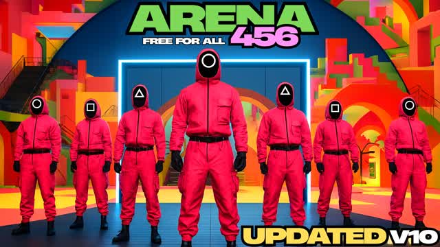 Arena 456 - Free For ALL — Fortnite Creative map cover art