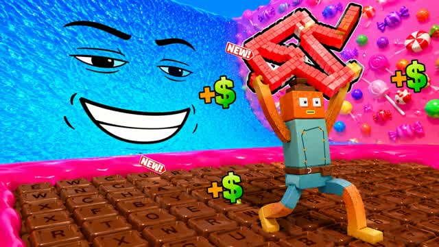 KEYCAP BRAINROT TSUNAMI — Fortnite Creative map cover art