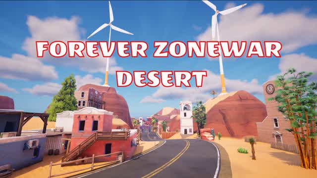 FOREVER ZONE WAR DESERT — Fortnite Creative map