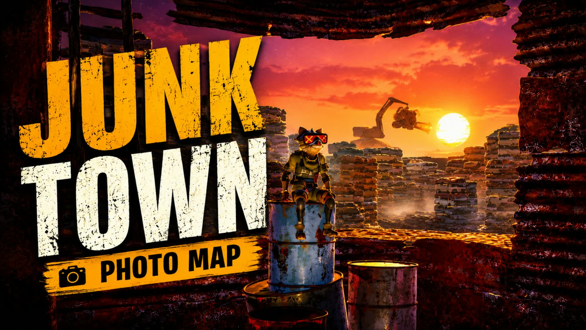 JUNK TOWN | Photo Map — Fortnite Creative map
