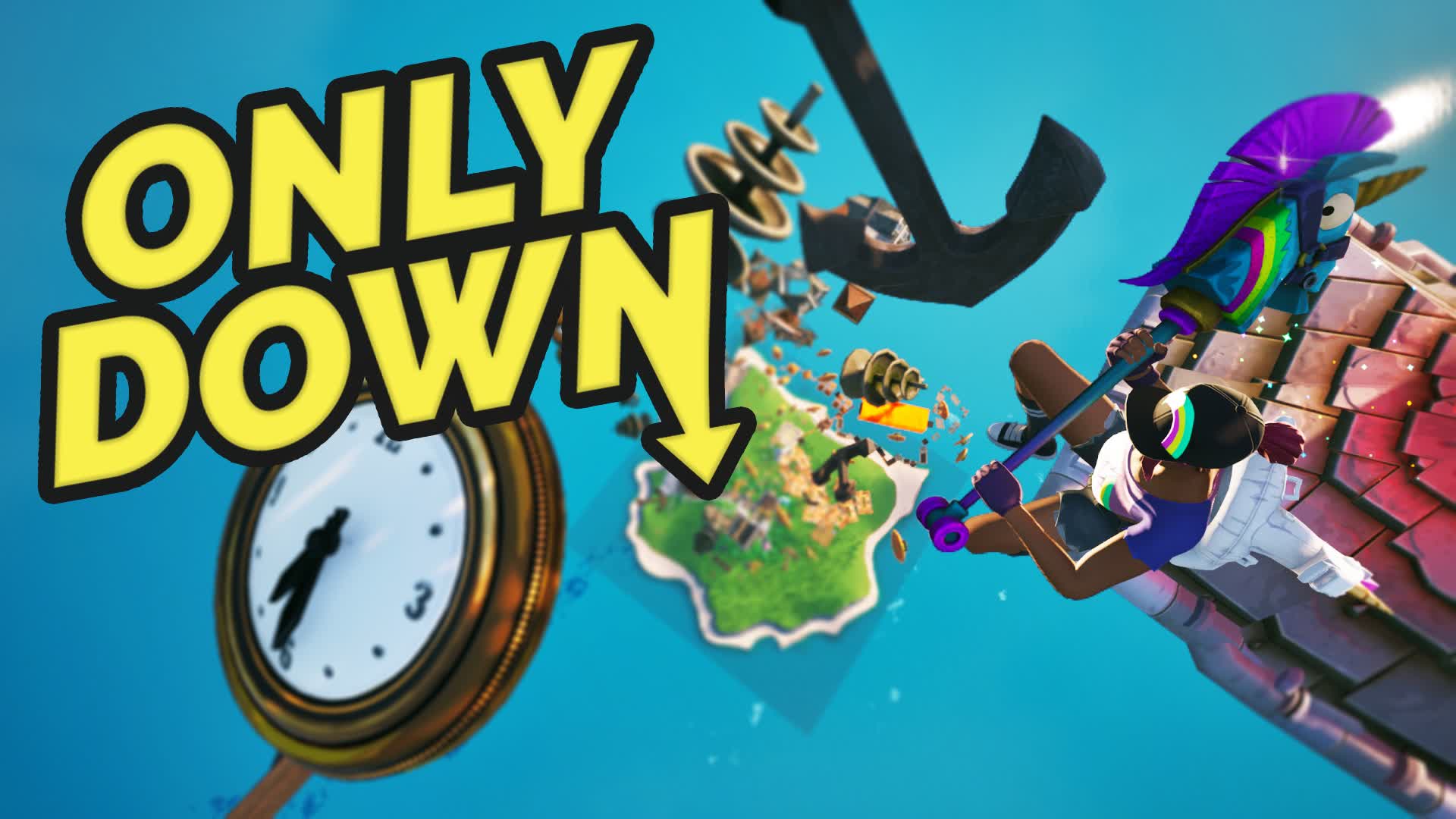 📉OnlyDown📉Parkour — Fortnite Creative map