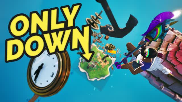 📉OnlyDown📉Parkour — Fortnite Creative map