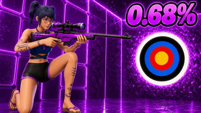 🧋✨ BOBA TRICKSHOT PARKOUR TUFF 🎯🟣 — Fortnite Creative map