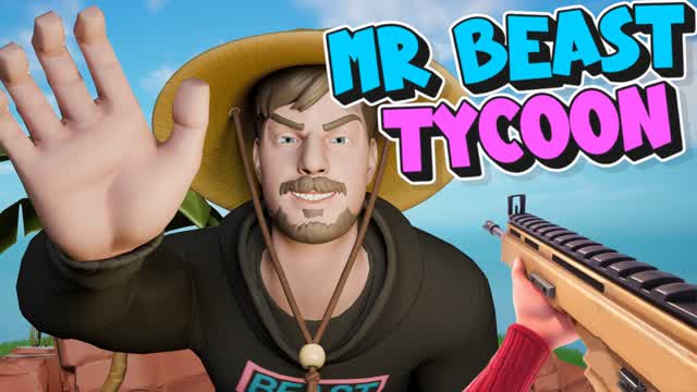 Mr Beast Tycoon 👑 (Boss battle) — Fortnite Creative map