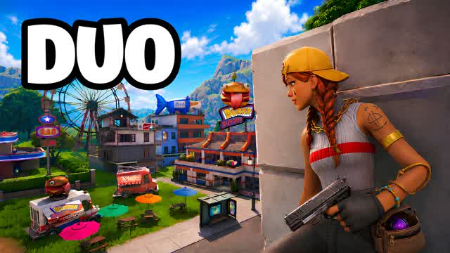 PRIME DUO ZONE WARS KNOOBY — Fortnite Creative map cover art