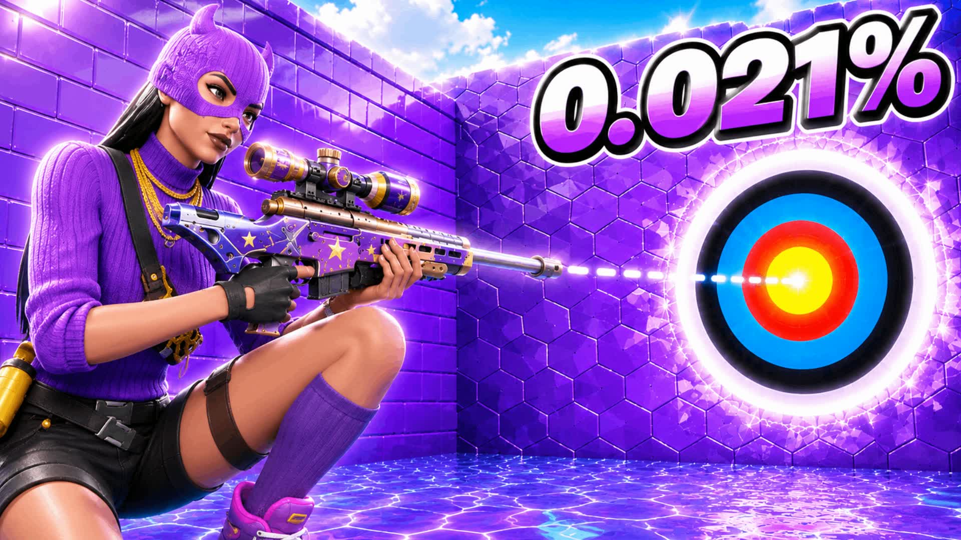 🐎🌑 DARK HORSE TRICKSHOT PARKOUR 🎯🌒⚡ — Fortnite Creative map