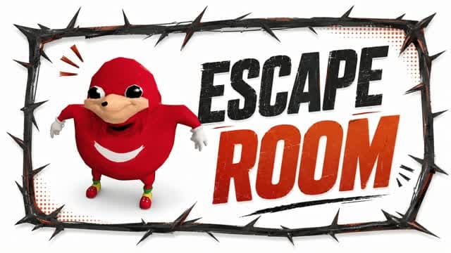 RED CHAOS ESCAPE ROOM — Fortnite Creative map cover art