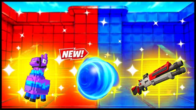 RED VS BLUE PRESSURE SPACE 🔴🔵 — Fortnite Creative map