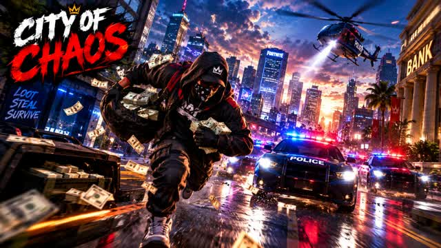 CITY OF CHAOS⚡🌪️ — Fortnite Creative map