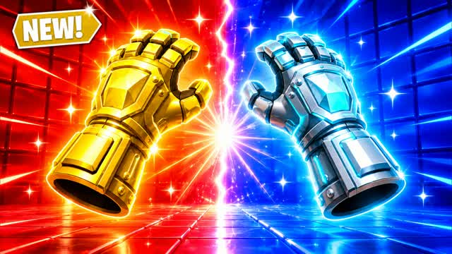 RED VS BLUE GALAXY RUSH 🔴🔵 — Fortnite Creative map cover art