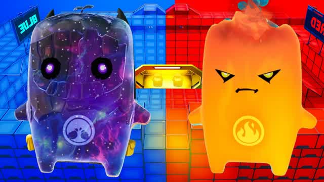 RED VS BLUE IRON SIGNAL 🔴🔵 — Fortnite Creative map cover art