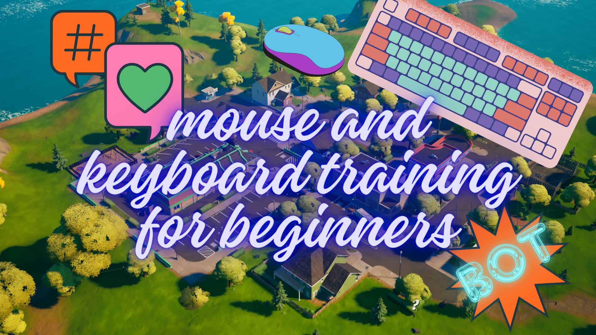 keyboard and mouse beginners⌨️🖱️ — Fortnite Creative map