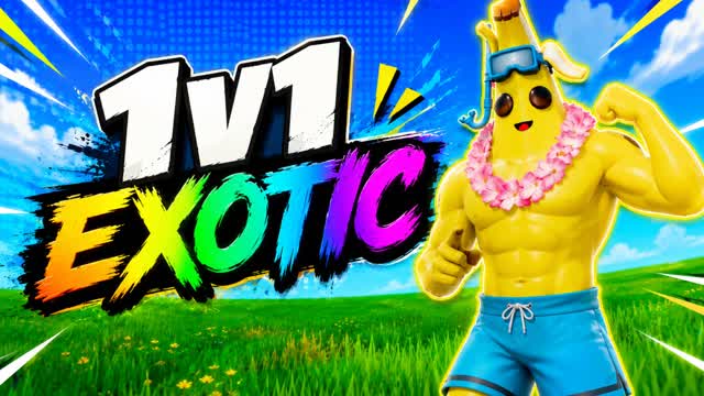🔫 EXOTIC RELOAD 1V1 FFA  🎯 — Fortnite Creative map cover art