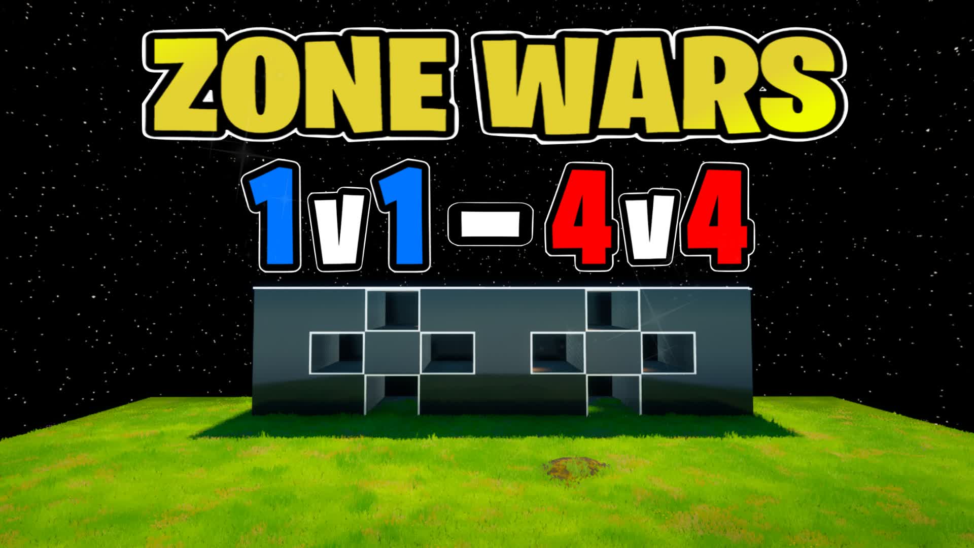 ZONE WARS (1v1 - 4v4)❗ — Fortnite Creative map