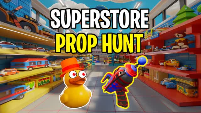 🛒SUPERSTORE PROP HUNT🛒 — Fortnite Creative map cover art