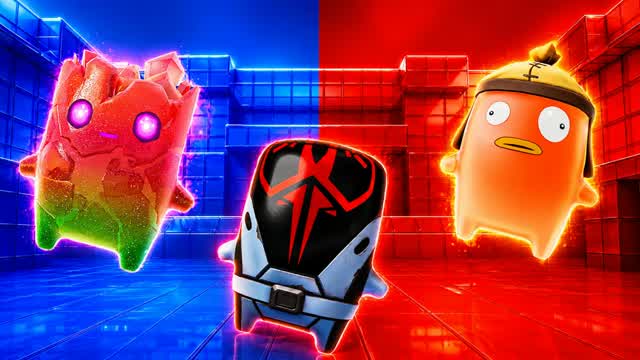 BLUE VS RED GAS HOL 🔵🔴 — Fortnite Creative map cover art