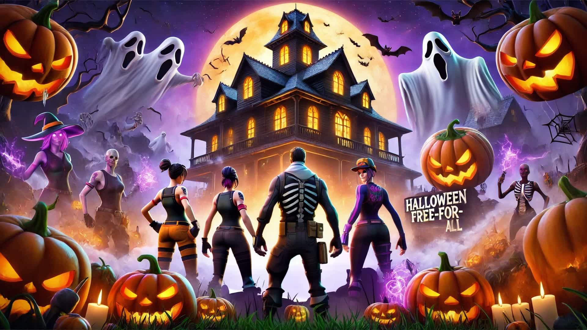 HALLOWEEN FREE FOR ALL — Fortnite Creative map