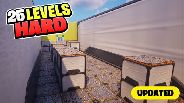 HARD PARKOUR 25 LEVEL باركور — Fortnite Creative map cover art