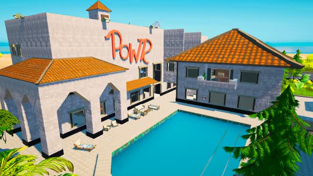 غميضة فلة باور / Hide & Seak PowrVilla — Fortnite Creative map cover art