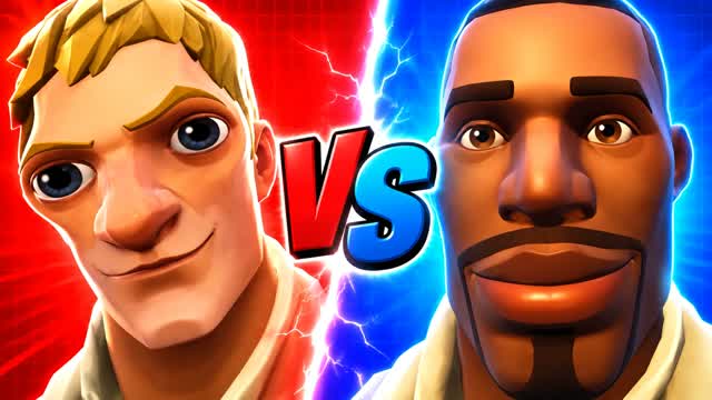 BRAND NEW RED VS BLUE — Fortnite Creative map cover art